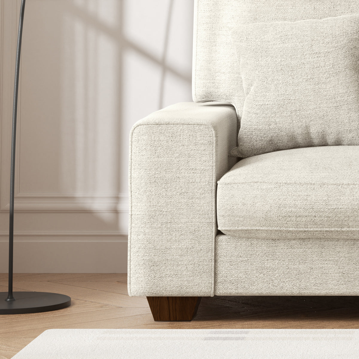 Modern Living Room Chenille Recliner Sofa