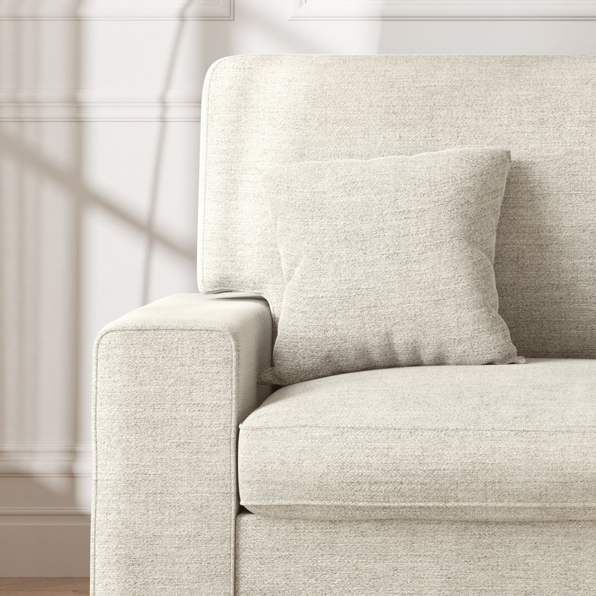 Modern Living Room Chenille Recliner Sofa